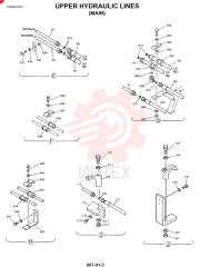 HYDRAULIC LINES, UPPER LC03H00014F1