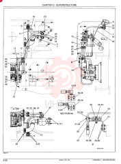 HYDRAULIC LINES, PUMP - Models Without Counterweight Remover LS30H00008F1