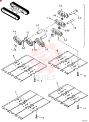 600 mm (24 in) (Standard) Shoe Assembly