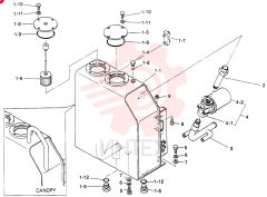 TANK ASSY,HYDRAULIC (CANOPY) S04280-90020