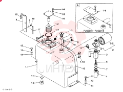 TANK ASSY, HYDRAULIC  PU02001, Serial Range: -PU02318