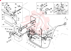 HEBNESS ASSY, WIRING INCLUDES REF 2-5, Serial Range: PV00003-PV01324