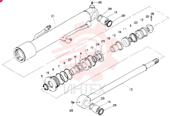 CYLINDER ASSY INCLUDES REF 2-29, Serial Range: PV00003-PV01852 S19000-47700