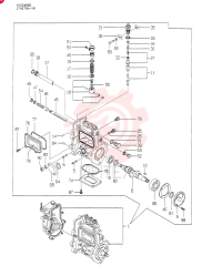 Схема (SK025-2) - COMPACT EXCAVATOR ASN PV06201 (3/01-9/04) VV71991051360