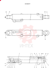 HYDRAULIC CYLINDER PV01V00011F1