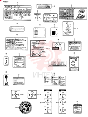 NAME PLATE INSTAL (FOR A-B SUPER SHIFTER) PV22T00006F2