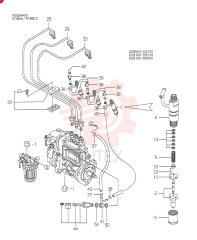 FUEL INJECTION VALVE (A) 3TN84L-RTBB