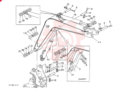 Схема (SK035) - COMPACT EXCAVATOR ASN PX01201 (1/95-12/03) S04560-10100