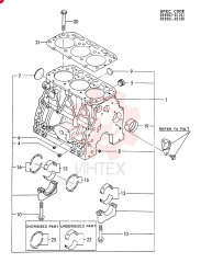 CYLINDER BLOCK(A) 3TNE84-YBB