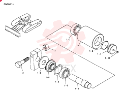 TRACK ROLLER PV64D00002F1