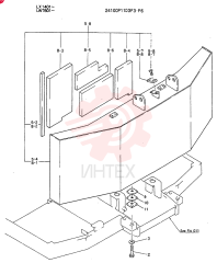 COUNTER-WEIGHT ASSY, Serial Range: LW7801-LW7840