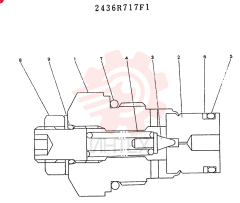 Схема (SK04L-2) - COMPACT EXCAVATOR BTW LX-1401 - LX-1422 (1/85-12/06) 2436R717F1