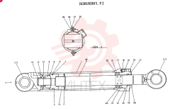 HYDRAULIC CYLINDER 2438U928F1