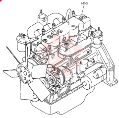 ENGINE,LW251-001 (FOR STD)