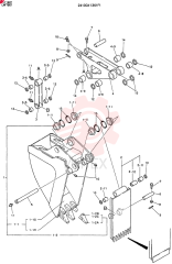 BUCKET ASSY 24100X1361F1