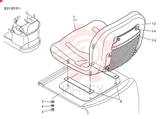 Схема (SK13SR) - COMPACT EXCAVATOR ASN PE01-00101 (1/00-12/03) PA25M00001F1