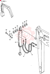HYD LINES, ARM PU43H00001F1
