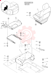 SEAT ASSY. YT25M00026F1 (5)