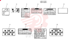 Схема (SK200SRLC) - SHORT RADIUS EXCAVATOR BTW LA04-01501 - LA04-01625 (1/01-12/06) YB22T00012F1 (5)