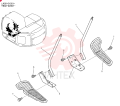 LEVER ASSY. YV50M00003F1 (4)