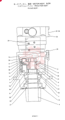 GEAR REDUCTION UNIT PV15V01003F1