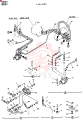 HYD LINES,UPP (DOZER) 24100J17515F1