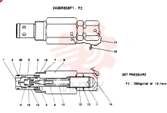 VALVE PRESSURE RELIE 2436R858F1