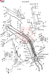 BOOM ASSY, 4.6M (15 FT-1 INCH) (EXTRA) 24100J15091F8 (2)