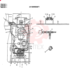 CONTROL ASSY. REMOTE 24100N8666F1