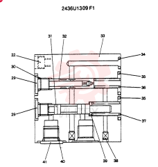 HYDRAULIC VALVE 2436U1309F1