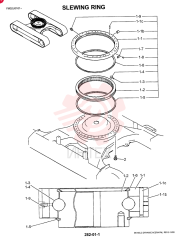 RING ASSY, SLEWING YM40F00002F1
