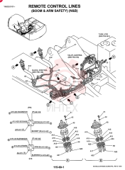 CONTROL LINES, REMOTE YM68H00002F1 (11)
