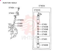 HOLDER, INJECTOR NOZ VAME440837 (2)