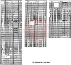 HARNESS ASSY, UPPER FRAME (STD) YM13E00004F1 (7)