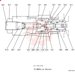 Valve Assembly, Overload, Start Serial: 2