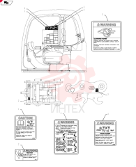CAUTION DECAL LC32TU1061S001