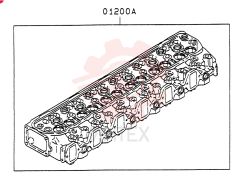 CYLINDER HEAD VAME996447