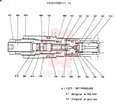 VALVE PRESSURE RELIE YN22V00001F1