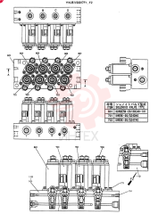 Схема (SK200) - ACERA SUPER VERSION EXCAVATOR BTW YN23624 - YN25868 (1/97-12/06) 2436U1200F1