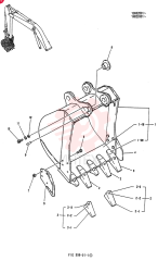 BUCKET ASSY, 0.93M3 YN61B00042F1
