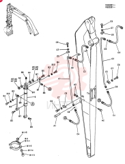 CYLINDER (BUCKET), Start Serial: YQ002840