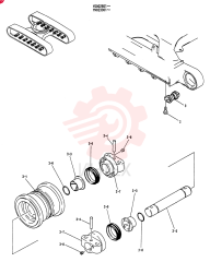 ROLLER ASSY, TRACK (FOR STD) YN64D00005F3
