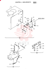 CONTROL LINES, REMOTE CONTROL LINES. PUMP YN06H00012F1 (1)