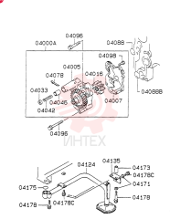 GEAR & CASE KIT, ENG OIL PUMP  9811.1-