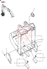 BUCKET ASSY.0.45M3