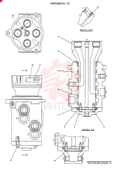 HYDRAULIC SWIVEL YN55V00037F1