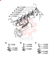 HOLDER, INJECTOR NOZ VAME440837 (2)