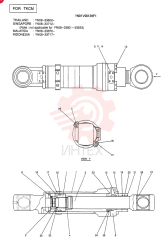 CYLINDER ASSY, BUCKET YN01V00129F1