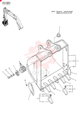 BUCKET ASSY, 1.05M³