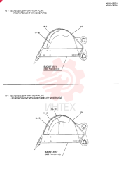 BUCKET ASSY, 0. 8M3 (REINFORCEMENT WITH WEAR PLATE) YN61B00145F3 (2)